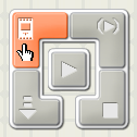 Image of the controller with the NXT window button highlighted